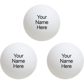 Custom Ping Pong Balls for Birthday Gift Christmas Backyard games Personalized Beer Pong Balls Gift set (24 Custom Balls) in Saudi Arabia
