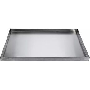 Stainless Steel Dog Crate Tray, Leakproof Chew Proof Liner Pan Metal Replacement Tray for Dog Crate Pet Kennel (47 x 29 inch)