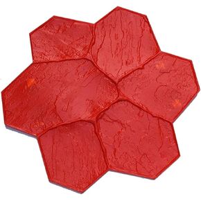 TIST Concrete Embossed Floor Mold, Decorative Stone Pad Printed Texture Skin, Seamless Texture Polyurethane Printed Pad