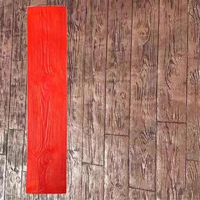 TIST Concrete Stamp Rectangular Concrete Stamp Pad, Natural Colour Wooden Board Textured Skin, Realistic Pattern Cement Stamp Pad for Wall/Floor