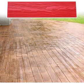 TIST Wood Grain Concrete Stamp, Realistic Texture, Polyurethane Mould with Handle, Sturdy Concrete Stamp for Garden Paths/Parks/Footpaths