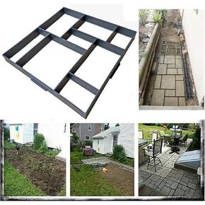 TIST Pedestrian Paving Molds, DIY Paving Molds, Garden Concrete Roads, Courtyard Lawn Sidewalks, and Floor Paving Molds for Courtyard Flooring