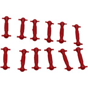 12Pcs 1:87 HO Scale Shaft Coupler,Railway Train Accessories,Electric Train Parts Coupler Connector for Trains DIY Modified, 87042