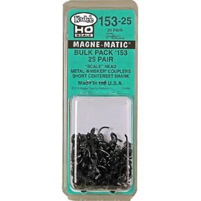 HO Scale Whisker Coupler, 1/4" Center (25 pr)