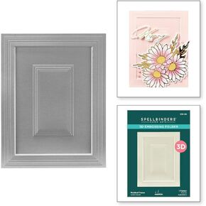 Spellbinders Molded Frame Embossing Folder, Metal