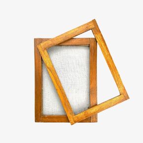 Kitsters Mould and Deckle Set for Handmade Paper Making | Robust Wooden Frame | Make Recycled Textured Paper | DIY Kit for Art & Craft Enthusiasts - Kids, Adults, & Teens | Hobbies - New Crafts