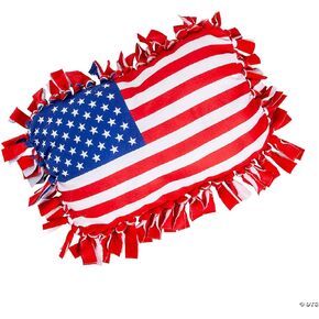 Flag Tied Pillow Craft Kit - Makes 6