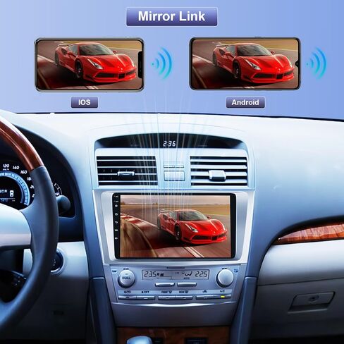 2G 64G Android Car Stereo Radio for Toyota Camry 2006-2011 Carplay, Rimoody 9 Inch Touch Screen GPS Navigation Bluetooth FM HiFi WiFi Android Auto + AHD Backup Camera in Saudi Arabia