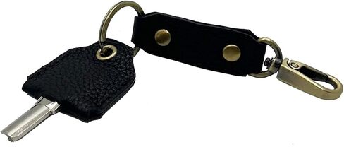 Genuine Leather Keychain Holder Handmade Key Sleeve Stylish Key Case Cover for Broken Key Vintage Leather Key Protector in Saudi Arabia