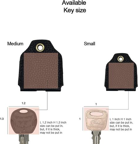Genuine Leather Keychain Holder Handmade Key Sleeve Stylish Key Case Cover for Broken Key Vintage Leather Key Protector in Saudi Arabia