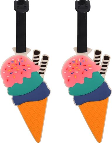 Chocolate Addict Luggage Tag - Set of 2 - Suitcase ID Holder in Kuwait