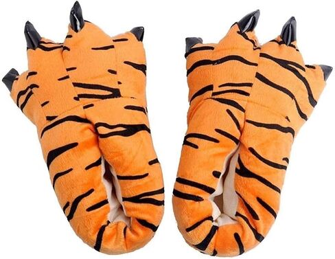 Honeystore Unisex Soft Plush Home Slippers Animal Costume Paw Claw Shoes in Kuwait