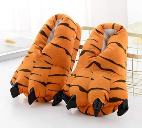 Honeystore Unisex Soft Plush Home Slippers Animal Costume Paw Claw Shoes in Kuwait