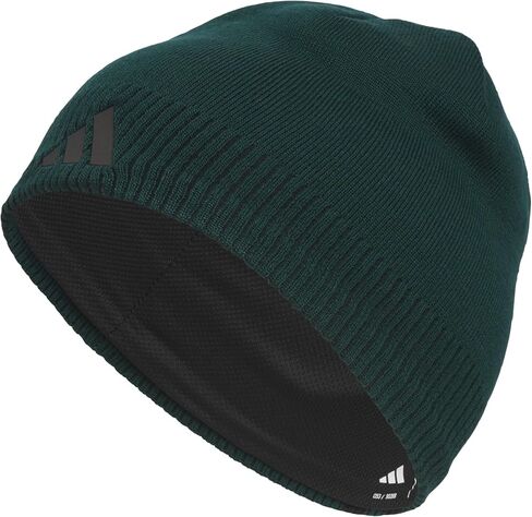 adidas Men's Creator 3 Standard Fit Beanie Lightweight mesh-Lined with Reflective Logo for Cold Weather Activity, Grey Six/Black/Shadow Red in Saudi Arabia