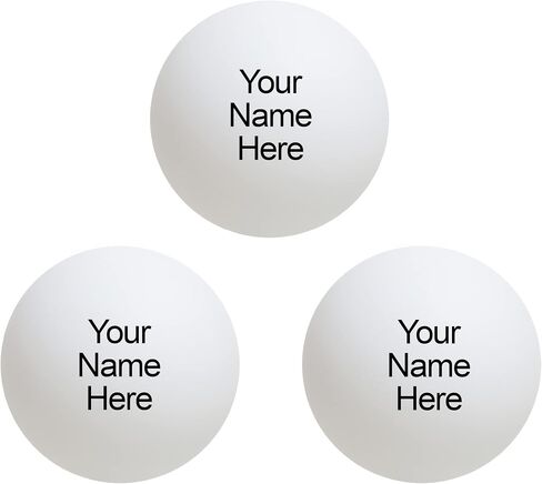 Custom Ping Pong Balls for Birthday Gift Christmas Backyard games Personalized Beer Pong Balls Gift set (24 Custom Balls) in Saudi Arabia