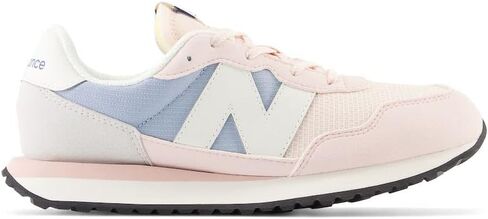 New Balance 237 V1 Lace Up Sneaker, White/Black, 6 US Unisex Big Kid in Saudi Arabia