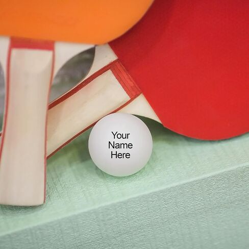 Custom Ping Pong Balls for Birthday Gift Christmas Backyard games Personalized Beer Pong Balls Gift set (24 Custom Balls) in Saudi Arabia