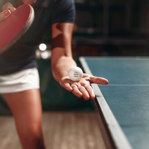 Custom Ping Pong Balls for Birthday Gift Christmas Backyard games Personalized Beer Pong Balls Gift set (24 Custom Balls) in Saudi Arabia
