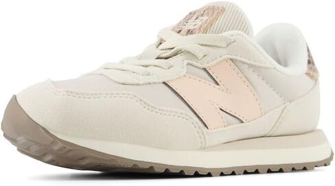New Balance 237 V1 Lace Up Sneaker, White/Black, 6 US Unisex Big Kid in Saudi Arabia