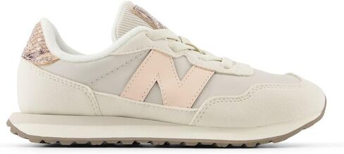 New Balance 237 V1 Lace Up Sneaker, White/Black, 6 US Unisex Big Kid in Saudi Arabia