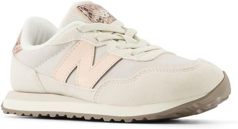 New Balance 237 V1 Lace Up Sneaker, White/Black, 6 US Unisex Big Kid in Saudi Arabia