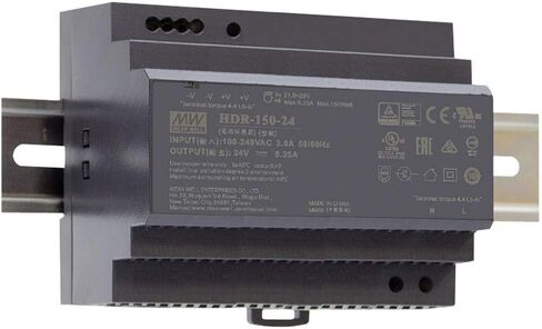 Mean Well HDR-15 Series HDR-15-24 15W Ultra Slim Step Shape DIN Rail (HDR-15-24) in Saudi Arabia
