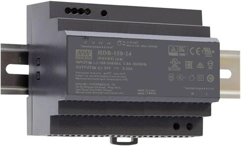 Mean Well HDR-15 Series HDR-15-24 15W Ultra Slim Step Shape DIN Rail (HDR-15-24) in Saudi Arabia