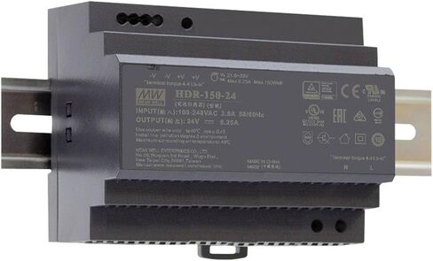 Mean Well HDR-15 Series HDR-15-24 15W Ultra Slim Step Shape DIN Rail (HDR-15-24) in Saudi Arabia