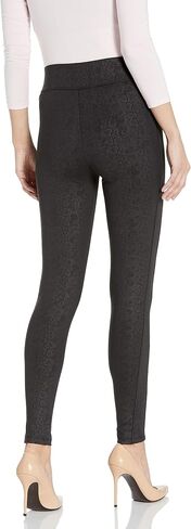 Democracy Women's Plus Size Pull On Ponte Legging, Black, 1X in Saudi Arabia