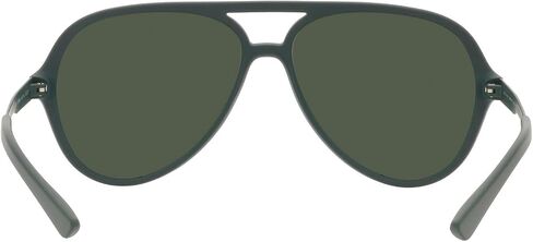 A|X ARMANI EXCHANGE Men's AX4133S Round Sunglasses, Matte Black/Dark Grey, 60 mm in Saudi Arabia