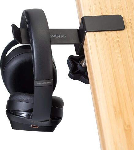 Gator Frameworks Cases Frameworks Headphone Hanger for Desks (GFW-HP-HANGERDESK), Black Small in Saudi Arabia