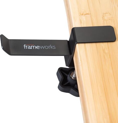 Gator Frameworks Cases Frameworks Headphone Hanger for Desks (GFW-HP-HANGERDESK), Black Small in Saudi Arabia