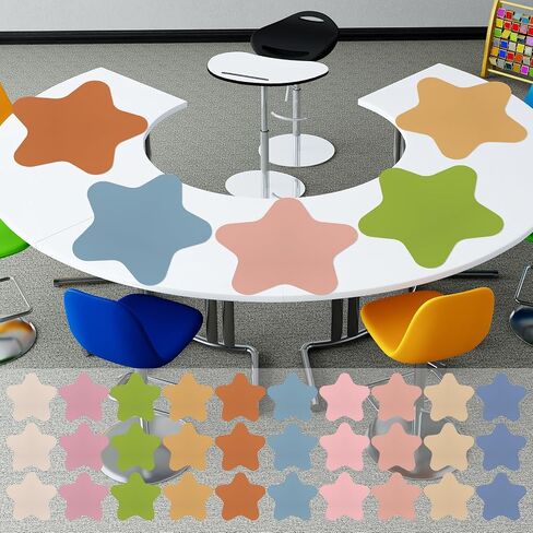 LINCIA 30 PCS كبيرة 12''table DOTS DRAY DOTS لجدول الفصل الدراسي ملصقات قابلة للإزالة in Kuwait