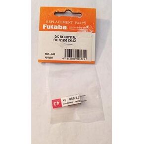 Futaba D/C RX Crystal FM 72.650 CH.43 FRC-843
