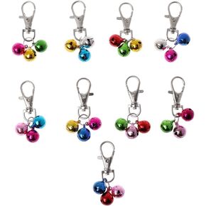 1Pc Random Color Pet Dog Collar Bells with Lobster Clip Colorful Metal Bells Bells Dog for Cat Collars Decoration Charm Pet Accesso