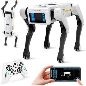 Smart Robot Dog - Interactive STEM Pet with Voice Control, 30+ Actions & APP Programming, Durable Design for Kids Age 6+ (Compatible with iOS/Android)