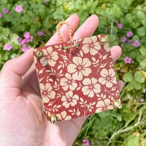 Happinit Pocket Flower Press, Small Flowers Press Kit, Micro Flower Pressing, Mini Plant Preservation Kit for Arts and Crafts Lovers (Gold) in Saudi Arabia