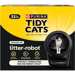 Purina Tidy Cats Cat Litter for Litter-Robot Clumping Cat Litter Odor Control Formula - 22 lb. Box