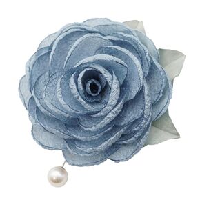8.5 CM Foam Chiffon Flower Brooch Pin By NhanDo Handmade – CREAM Floral Brooch Pin, Handmade Gift Ideas, Gift for her, Gift For Mom, Bridesmaid gift, valentines day gifts. Mother's day gift (CREAM)