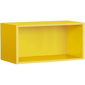 Bookshelves Simple Bookshelf Floor-to-Ceiling Bookcase Stackable Combination Modern with Door Rack Storage Cabinet for Bedroom Office Storage Bookshelf(Yellowm,with Cabinet Door)