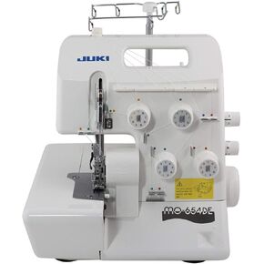 Juki Pearl Line MO-654DE 2/3/4 Thread Serger with BONUS I WANT IT ALL PACKAGE! Includes: 8 Piece Foot Kit, Serger Tote, 8 Thread Cones, 50 Needles, Electronic Workbook, Instructional DVD!