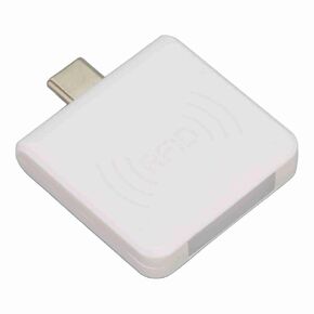 Tbest Dere Phone Card ReaderPortable e Phone Card Reader Readerd ReaderSmart Reader, ID e Type C Interface 125Khz Portable Smart Black (White)