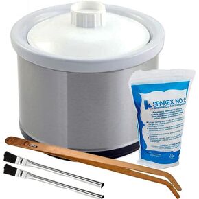 Complete Jewelry Soldering Pickling Kit with Pickle Pot Compound and Copper Tongs Remove Soldering Oxidation Scale