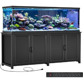GDLF 100-150 Gallon Fish Tank Stand, 120 Gallon Tank Stand with 60"*24" Tabletop Fits 100/120/150 Volumns Aquariums,2200LBS Capacity Heavy Duty