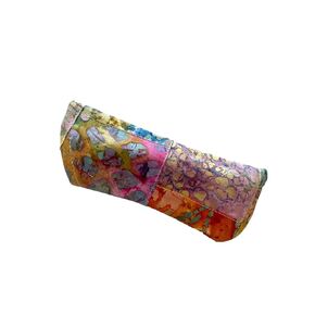 Batik Patchwork Fabric Eyeglass Case, Case for Glasses or Sunglasses Case