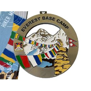 Everest Base Camp Medal/Ornament with Personalized ENGRAVING