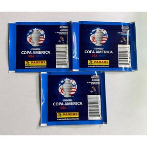 2024 Panini Copa America USA Sticker 3 Pack Lot