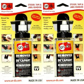 Un Du Products Bulk Buy Adhesive Remover 4 Ounces 01004-20 (2-Pack)