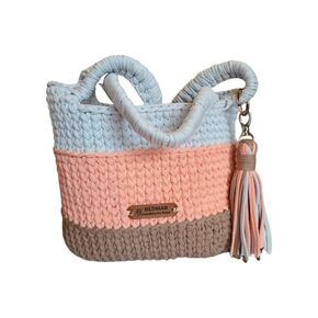 BEDMAR Handmade Crochet Handbag, Stylish Shoulder Bag for Women & Girls, 100% Handcrafted, Unique Design