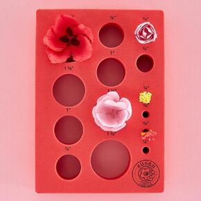 SPELLBINDERS PAPERCRAFTS, INC Spellbinders Susan's Garden Flower Mold Tray, Red
